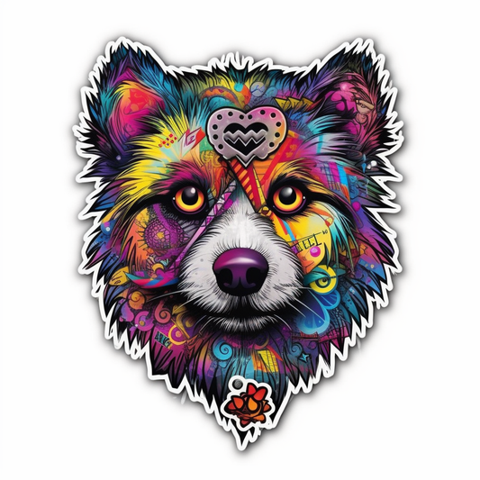 Yin Yang Dog Vinyl Decal Sticker for Car, Laptop, Tumbler and more # 005463