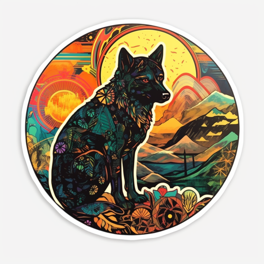 Yin Yang Dog Vinyl Decal Sticker for Car, Laptop, Tumbler and more # 005458