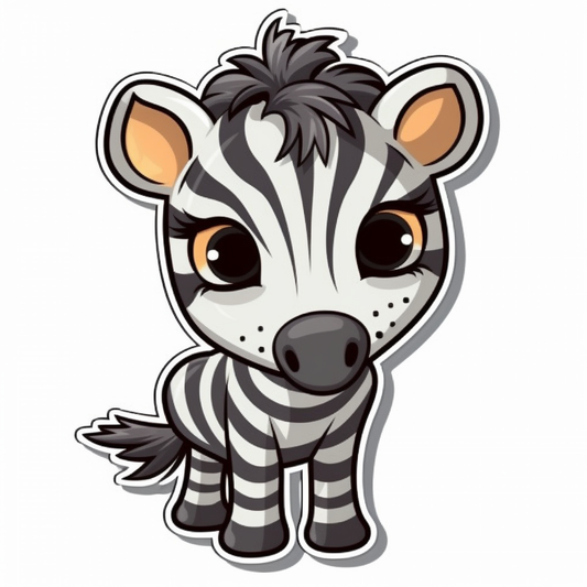 Zebra Vinyl Decal Sticker for Car, Laptop, Tumbler and more # 003792