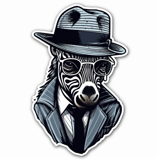 Zebra Vinyl Decal Sticker for Car, Laptop, Tumbler and more # 003817