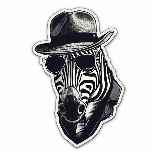 Zebra Vinyl Decal Sticker for Car, Laptop, Tumbler and more # 003825