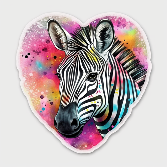 Zebra Vinyl Decal Sticker for Car, Laptop, Tumbler and more # 003818