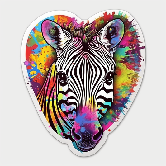 Zebra Vinyl Decal Sticker for Car, Laptop, Tumbler and more # 003827