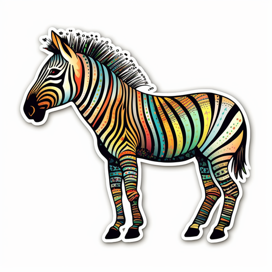 Zebra Vinyl Decal Sticker for Car, Laptop, Tumbler and more # 003833