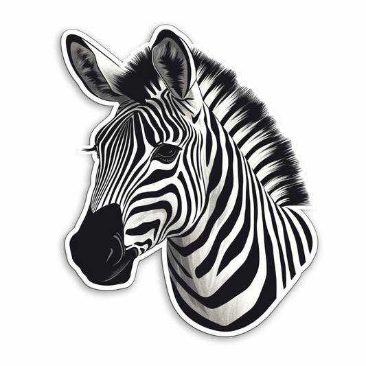 Zebra Vinyl Decal Sticker for Car, Laptop, Tumbler and more # 003832