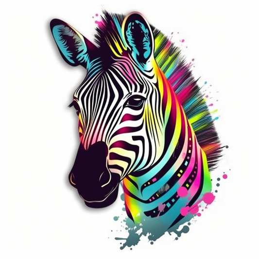 Zebra Vinyl Decal Sticker for Car, Laptop, Tumbler and more # 003836