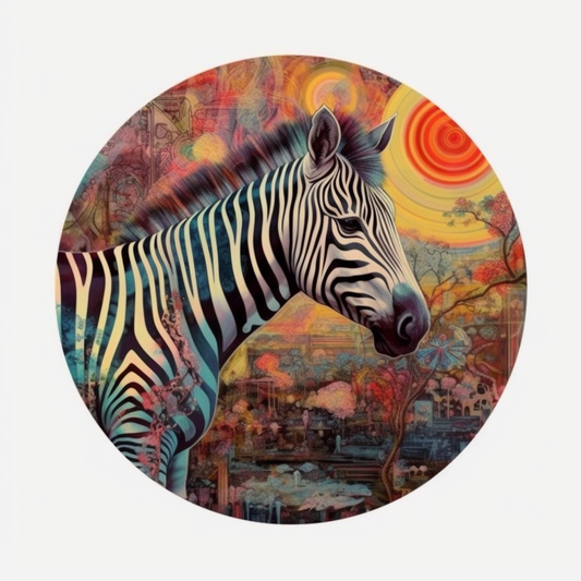 Zebra Vinyl Decal Sticker for Car, Laptop, Tumbler and more # 003838