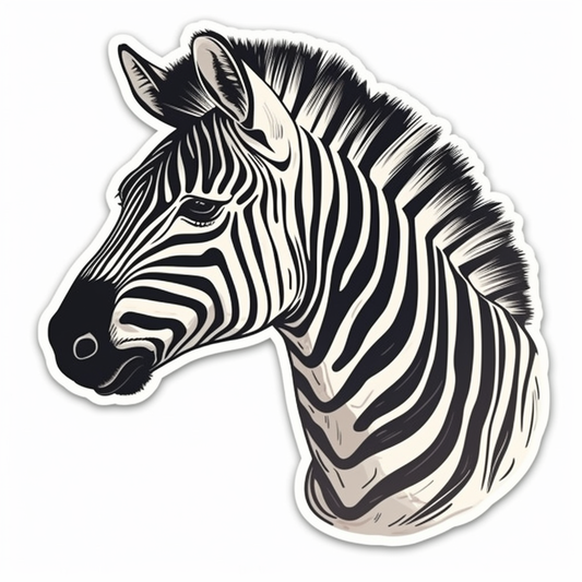 Zebra Vinyl Decal Sticker for Car, Laptop, Tumbler and more # 003839