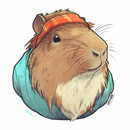 Capybara Vinyl Decal Sticker for Car, Laptop, Tumbler and more # 003506