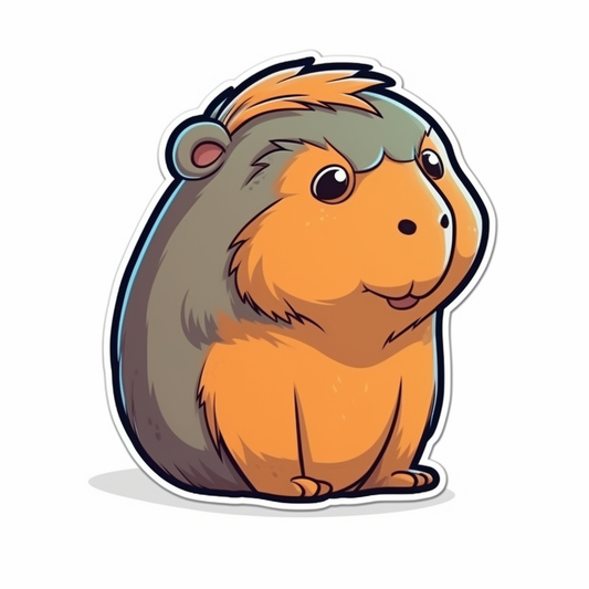 Capybara Vinyl Decal Sticker for Car, Laptop, Tumbler and more # 003482