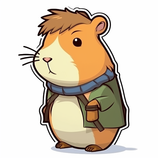 Capybara Vinyl Decal Sticker for Car, Laptop, Tumbler and more # 003483