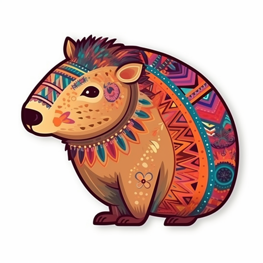 Capybara Vinyl Decal Sticker for Car, Laptop, Tumbler and more # 003450