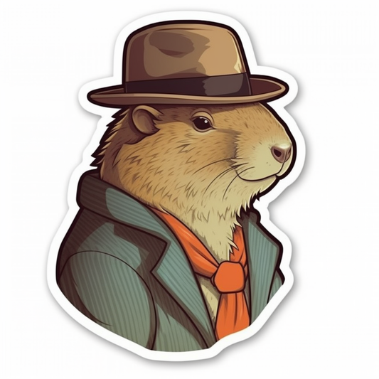Capybara Vinyl Decal Sticker for Car, Laptop, Tumbler and more # 003460