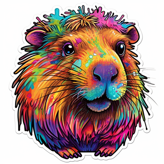 Capybara Vinyl Decal Sticker for Car, Laptop, Tumbler and more # 003464