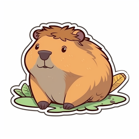 Capybara Vinyl Decal Sticker for Car, Laptop, Tumbler and more # 003489