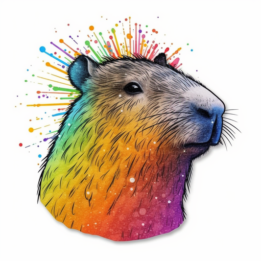 Capybara Vinyl Decal Sticker for Car, Laptop, Tumbler and more # 003496
