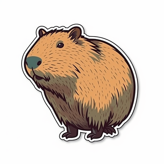 Capybara Vinyl Decal Sticker for Car, Laptop, Tumbler and more # 003490