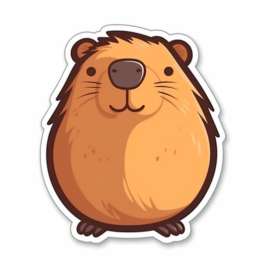 Capybara Vinyl Decal Sticker for Car, Laptop, Tumbler and more # 003492