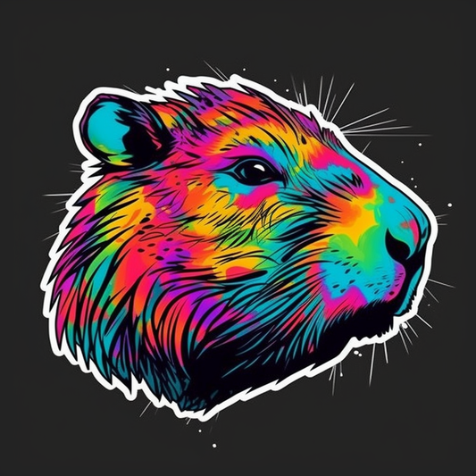 Capybara Vinyl Decal Sticker for Car, Laptop, Tumbler and more # 003491