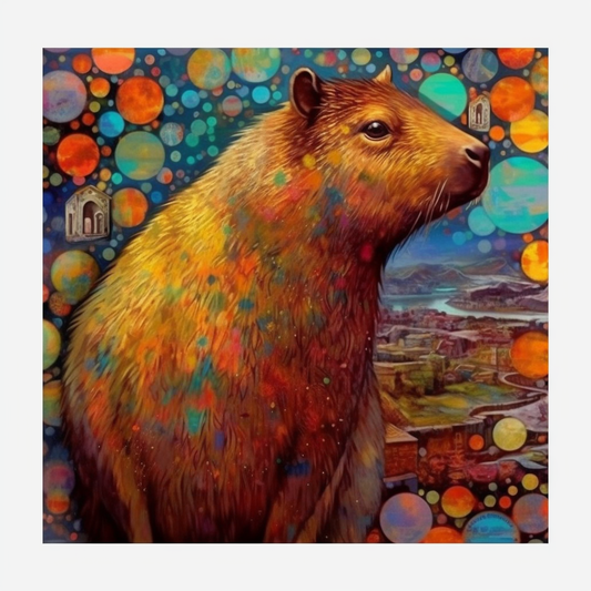 Capybara Vinyl Decal Sticker for Car, Laptop, Tumbler and more # 003504