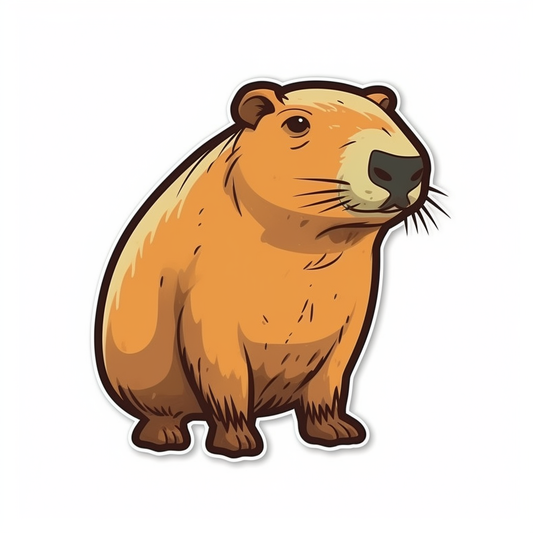 Capybara Vinyl Decal Sticker for Car, Laptop, Tumbler and more # 003494