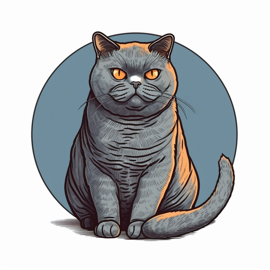 British Shorthair Cat Vinyl Decal Sticker for Car, Laptop, Tumbler and more # 0089