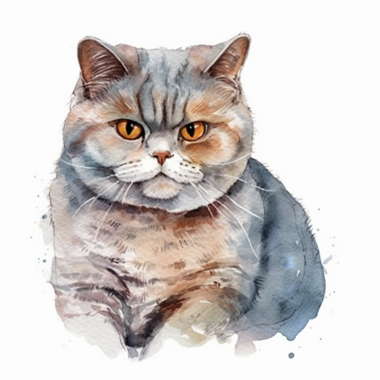 British Shorthair Cat Vinyl Decal Sticker for Car, Laptop, Tumbler and more # 00112