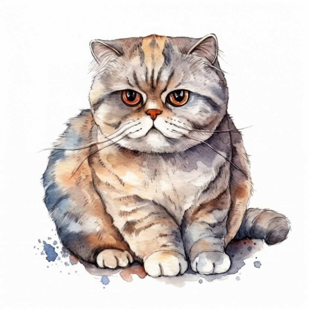 Scottish Fold Cat Vinyl Decal Sticker for Car, Laptop, Tumbler and more # 002163