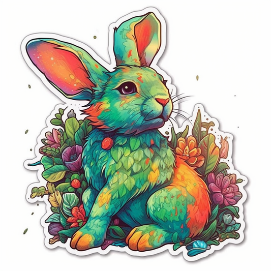Bunny Rabbit Vinyl Decal Sticker for Car, Laptop, Tumbler and more # 004279