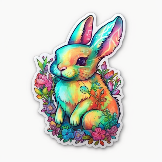 Bunny Rabbit Vinyl Decal Sticker for Car, Laptop, Tumbler and more # 004281