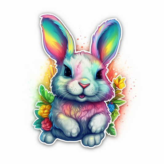 Bunny Rabbit Vinyl Decal Sticker for Car, Laptop, Tumbler and more # 004282