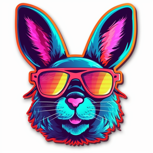 Bunny Rabbit Vinyl Decal Sticker for Car, Laptop, Tumbler and more # 004283