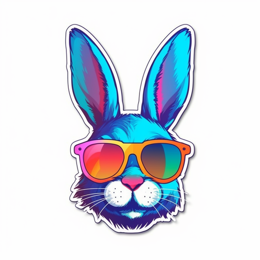 Bunny Rabbit Vinyl Decal Sticker for Car, Laptop, Tumbler and more # 004286