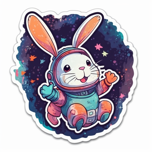 Bunny Rabbit Vinyl Decal Sticker for Car, Laptop, Tumbler and more # 004292