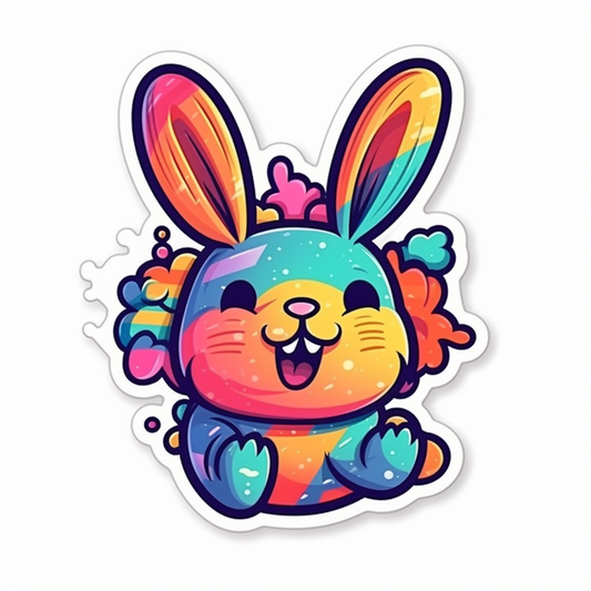 Bunny Rabbit Vinyl Decal Sticker for Car, Laptop, Tumbler and more # 004293