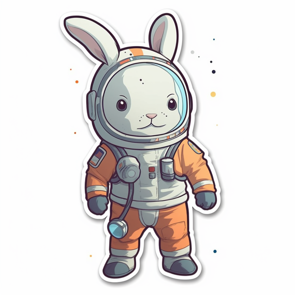 Bunny Rabbit Vinyl Decal Sticker for Car, Laptop, Tumbler and more # 004295