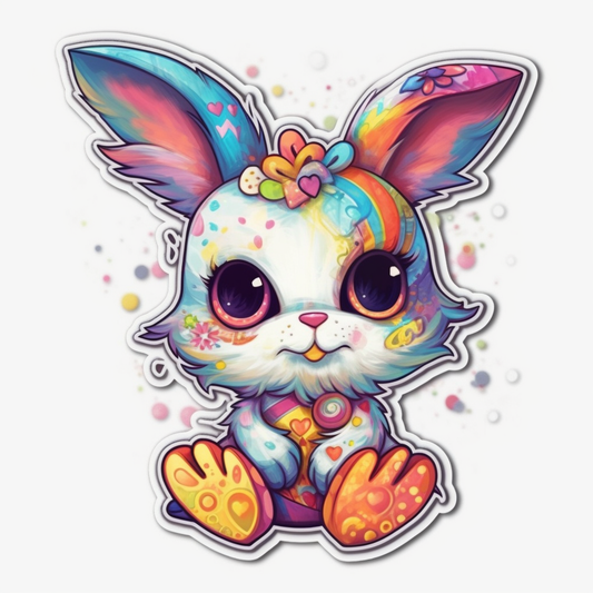 Bunny Rabbit Vinyl Decal Sticker for Car, Laptop, Tumbler and more # 004304