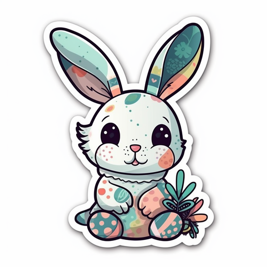Bunny Rabbit Vinyl Decal Sticker for Car, Laptop, Tumbler and more # 004313