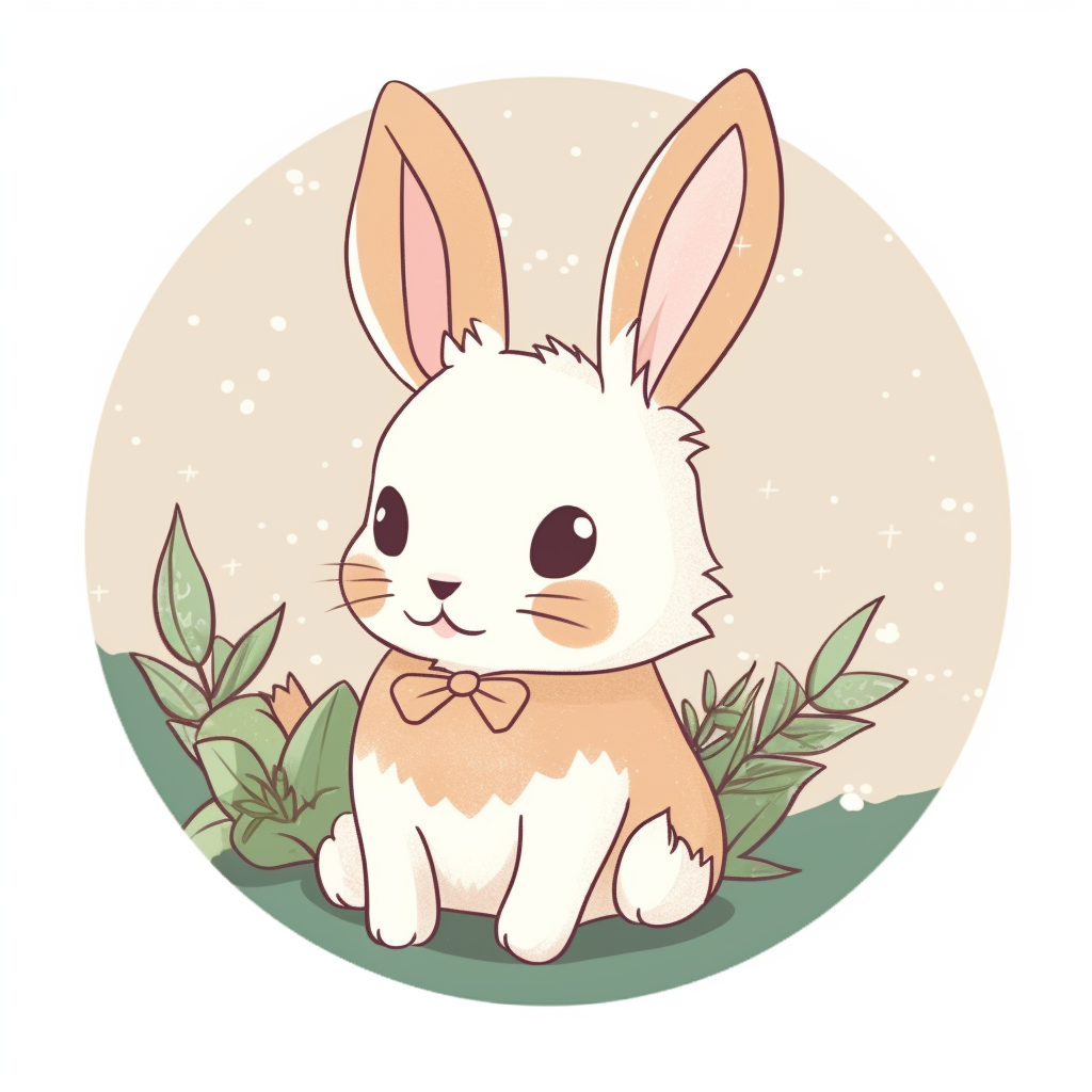 Bunny Rabbit Vinyl Decal Sticker for Car, Laptop, Tumbler and more # 004274