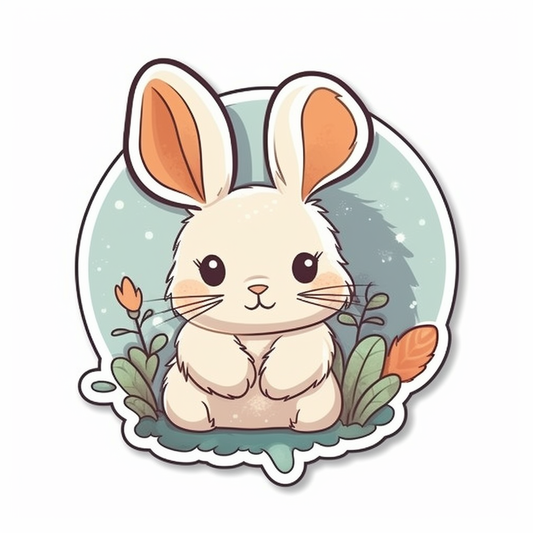Bunny Rabbit Vinyl Decal Sticker for Car, Laptop, Tumbler and more # 004273