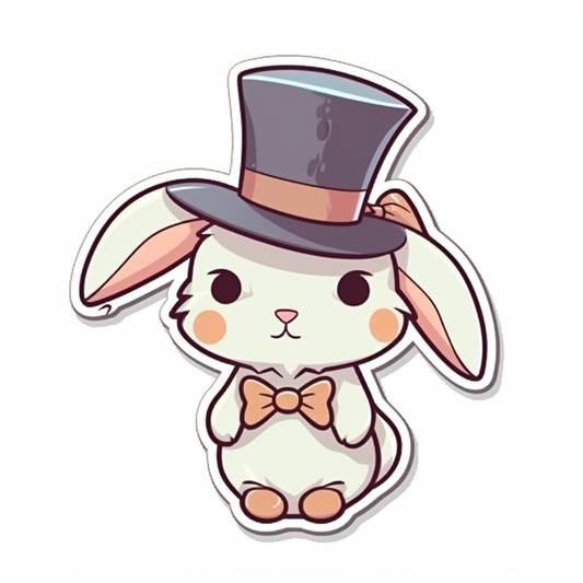 Bunny Rabbit Vinyl Decal Sticker for Car, Laptop, Tumbler and more # 004275