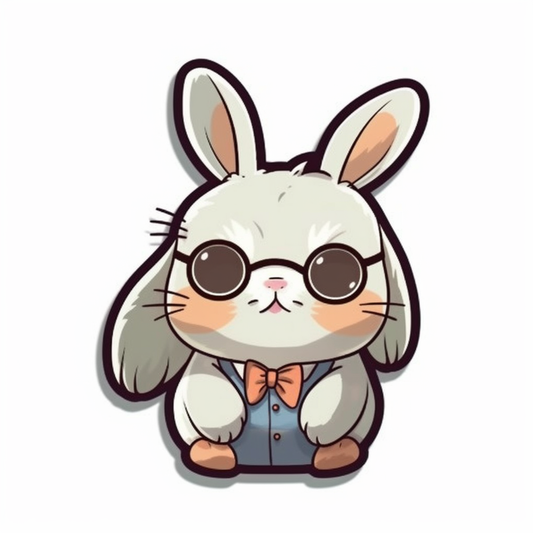 Bunny Rabbit Vinyl Decal Sticker for Car, Laptop, Tumbler and more # 004302