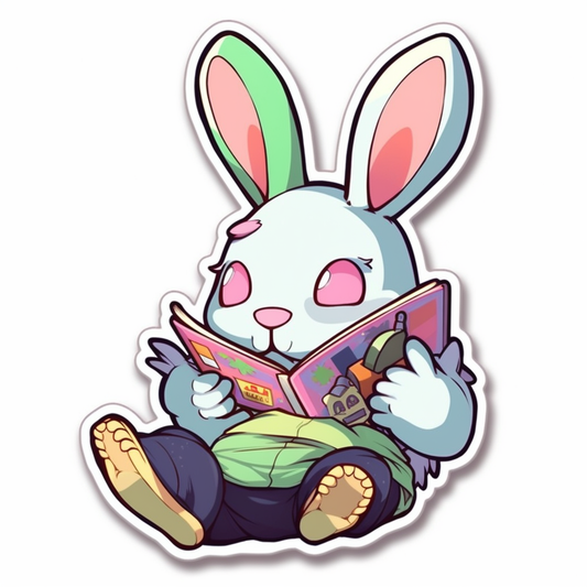 Bunny Rabbit Vinyl Decal Sticker for Car, Laptop, Tumbler and more # 004306