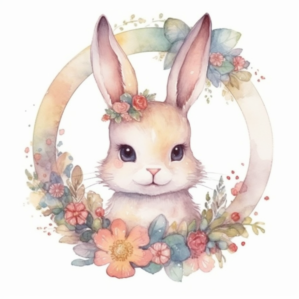 Bunny Rabbit Vinyl Decal Sticker for Car, Laptop, Tumbler and more # 004307