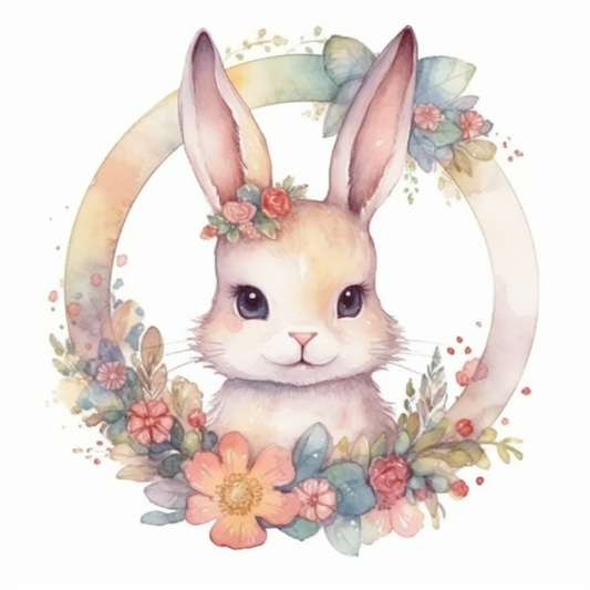 Bunny Rabbit Vinyl Decal Sticker for Car, Laptop, Tumbler and more # 004307