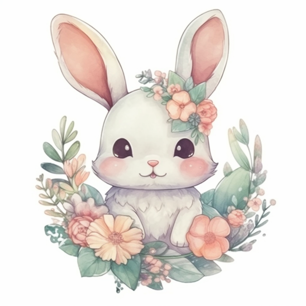 Bunny Rabbit Vinyl Decal Sticker for Car, Laptop, Tumbler and more # 004311