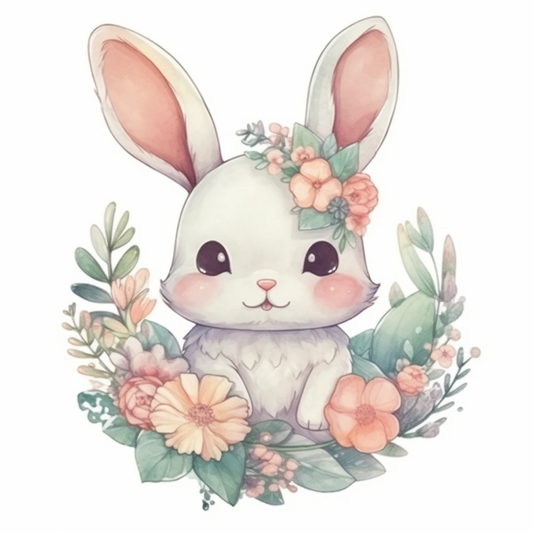 Bunny Rabbit Vinyl Decal Sticker for Car, Laptop, Tumbler and more # 004311