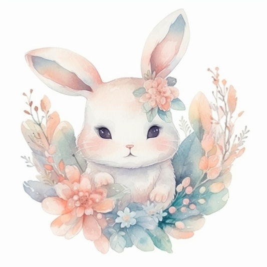 Bunny Rabbit Vinyl Decal Sticker for Car, Laptop, Tumbler and more # 004312
