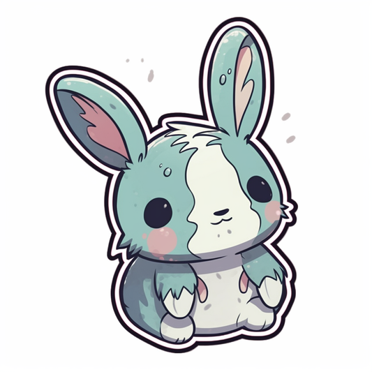 Bunny Rabbit Vinyl Decal Sticker for Car, Laptop, Tumbler and more # 004316