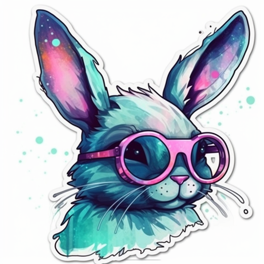 Bunny Rabbit Vinyl Decal Sticker for Car, Laptop, Tumbler and more # 004314